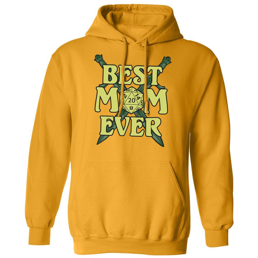 Best Mom Ever Classic Unisex Hoodie - Gold - 12