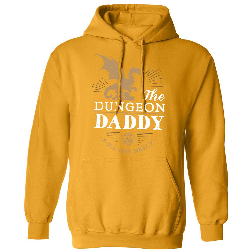 Dungeon Daddy Roll For Mercy Classic Unisex Hoodie - Gold - 12