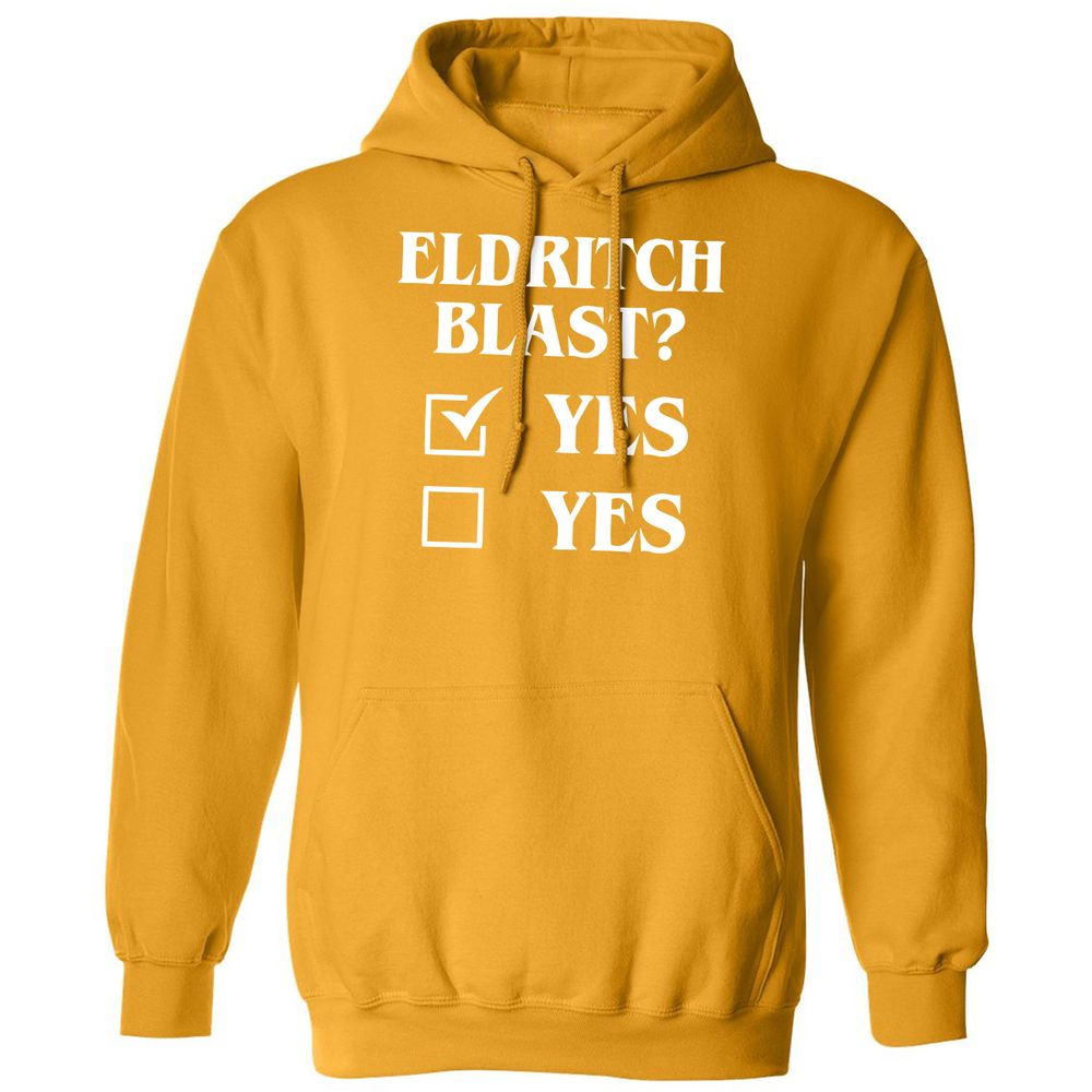 Eldritch Blast Yes Classic Unisex Hoodie - Gold - 12