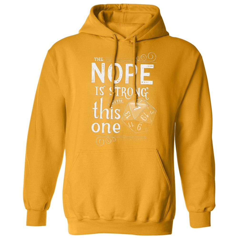 The NOPE is Strong with This One Classic Unisex Hoodie - Gold - 12