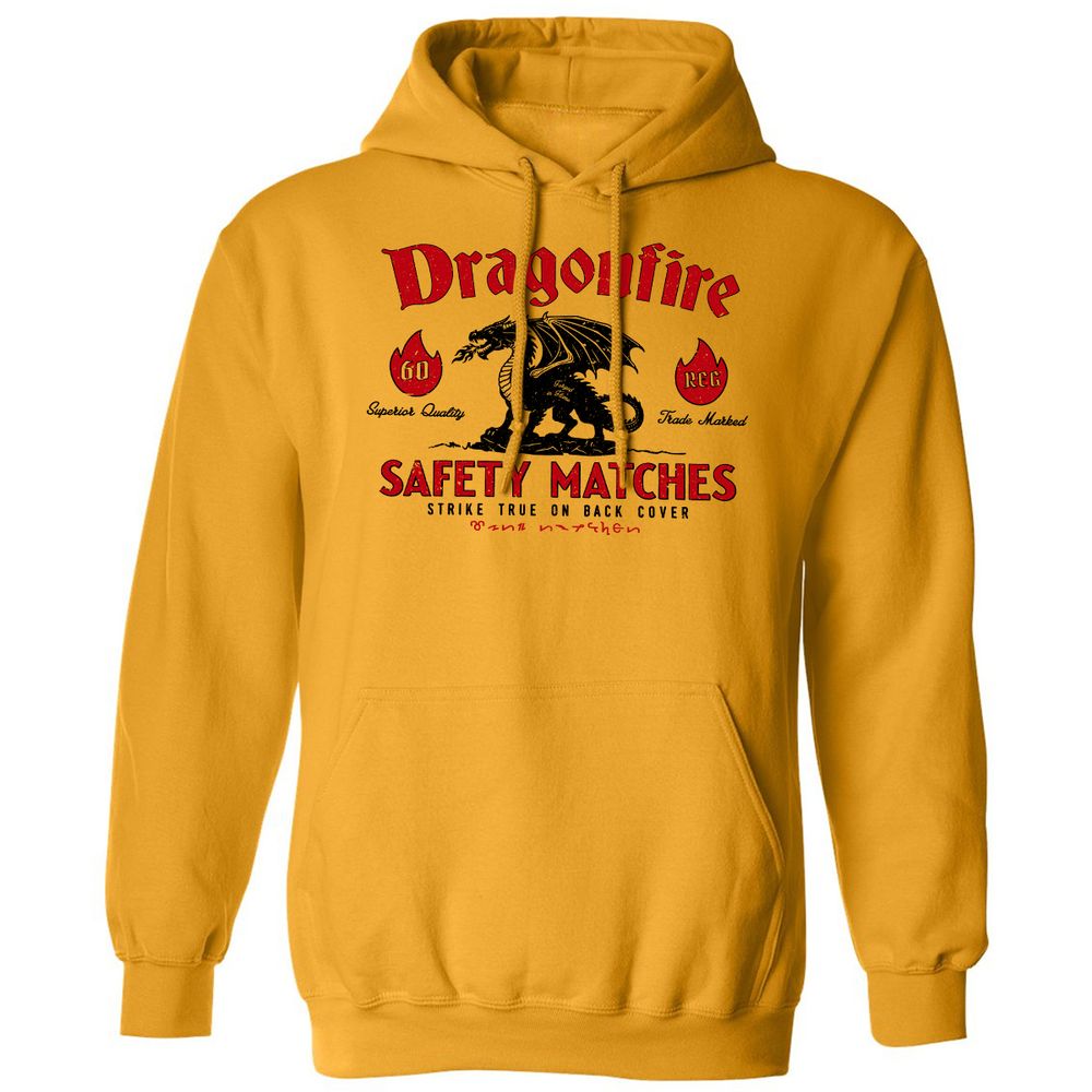 Dragonfire Classic Unisex Hoodie - Gold - 12