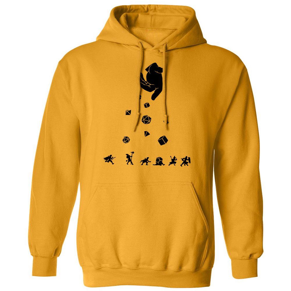 Rocks Fall, Everyone Dice Classic Unisex Hoodie - Gold - 12