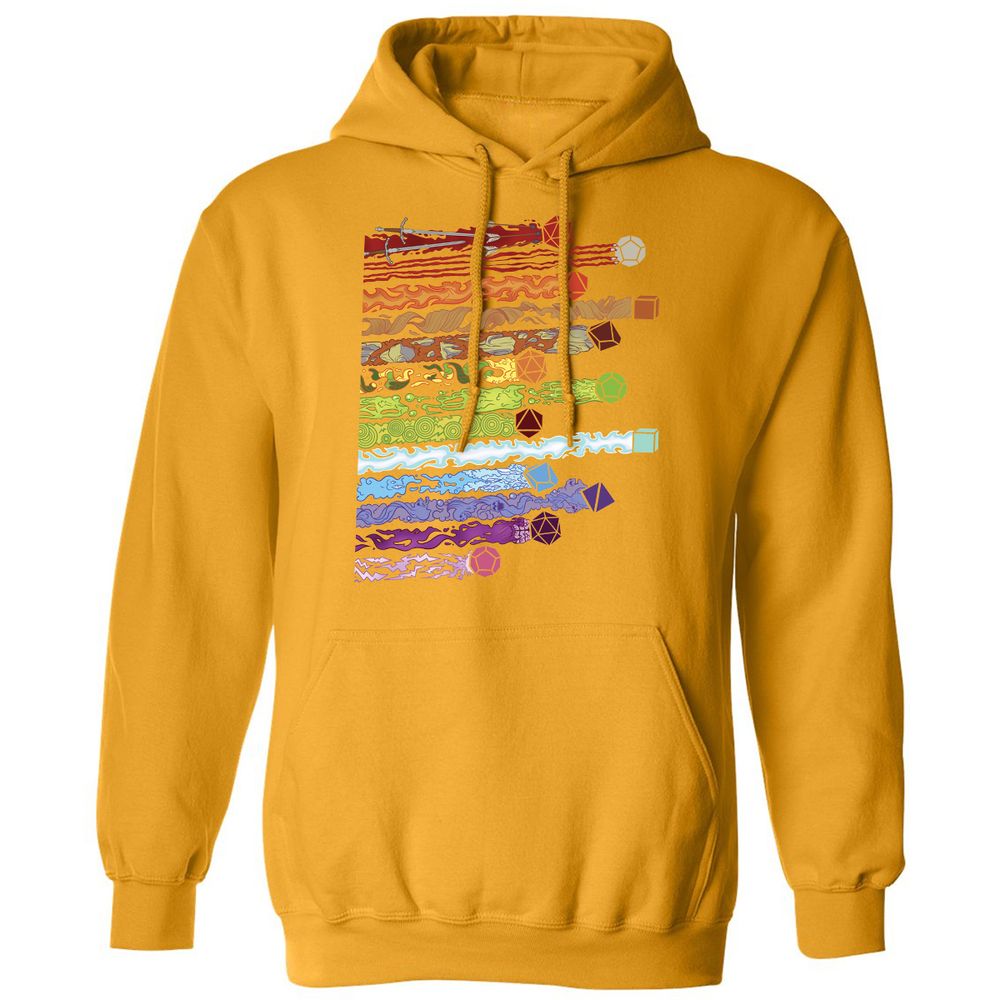 Damage Dices Classic Unisex Hoodie - Gold - 12