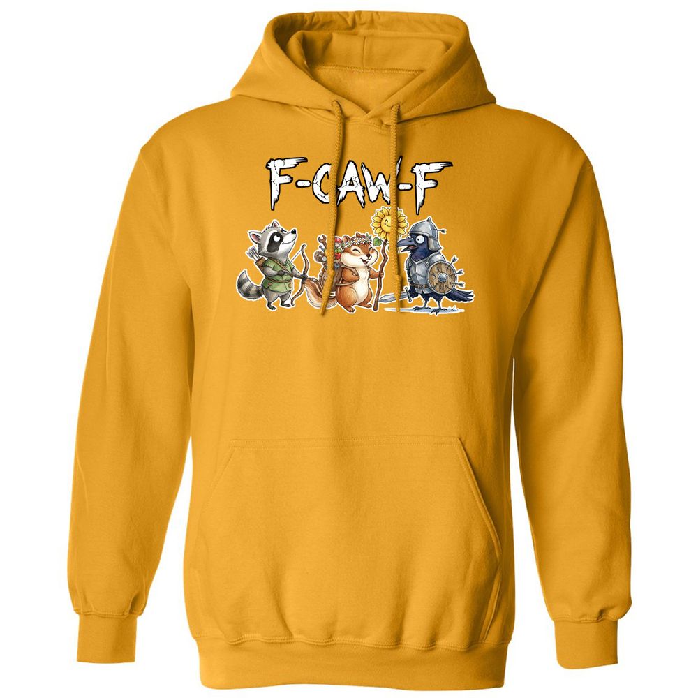 F-CAW-F Adventuring party Classic Unisex Hoodie - Gold - 12