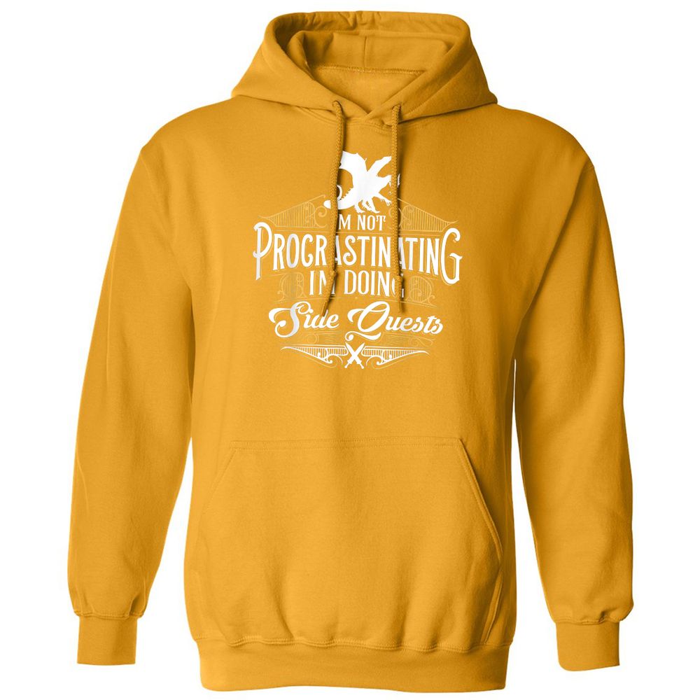I'm Doing Side Quests Classic Unisex Hoodie - Gold - 12