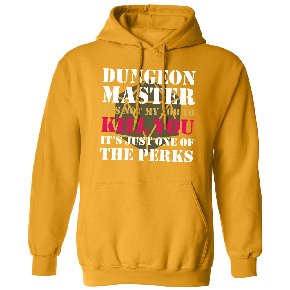 DUNGEON MASTER NOT MY JOB Classic Unisex Hoodie - Gold - 12