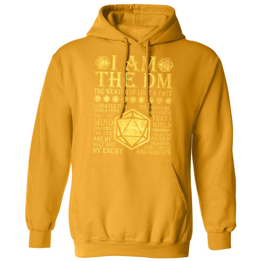I Am The DM Classic Unisex Hoodie - Gold - 12
