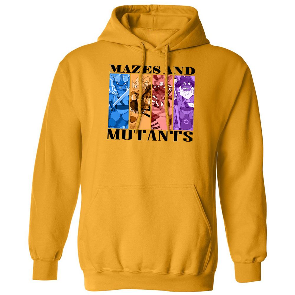 Mazes & Mutants Classic Unisex Hoodie - Gold - 12