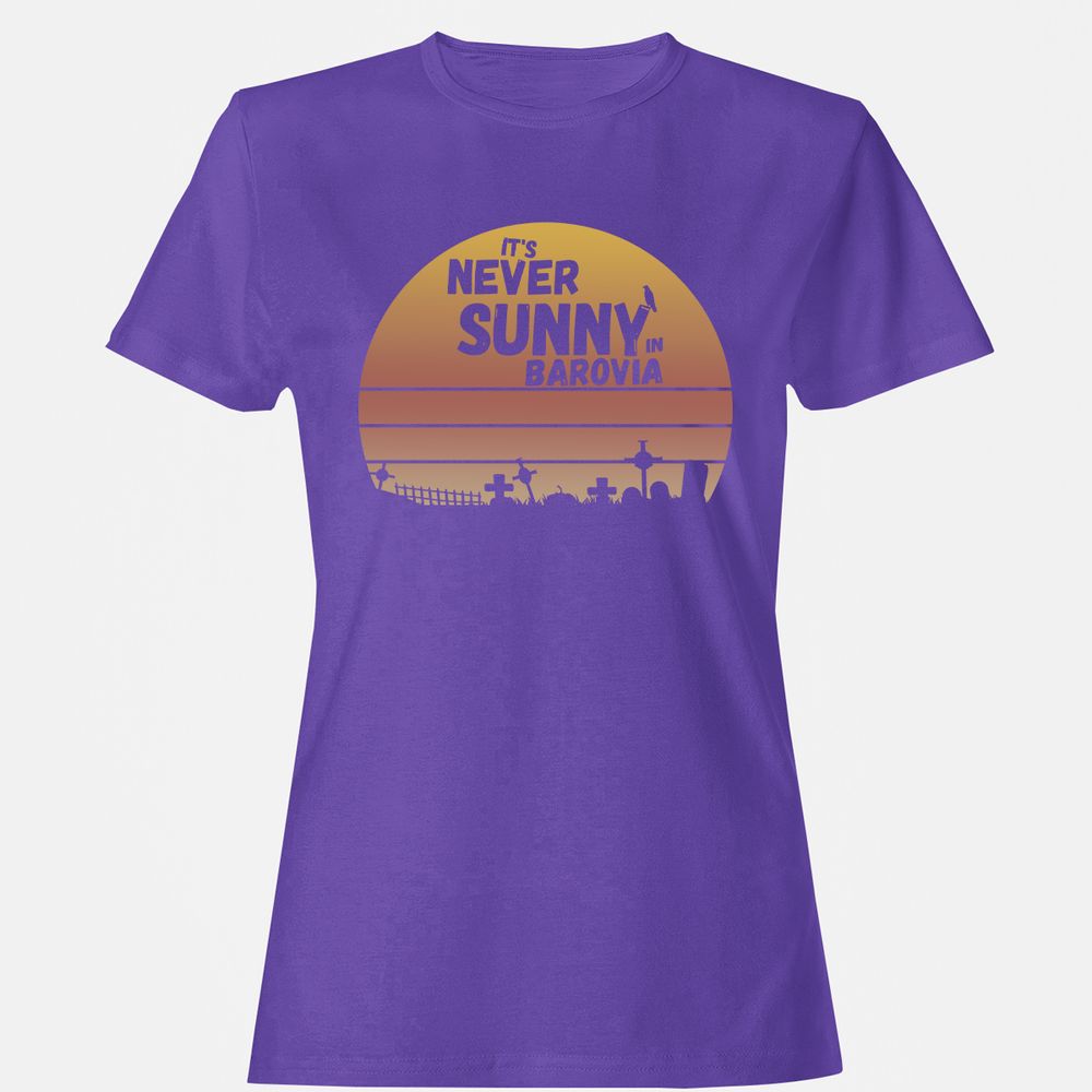 Vintage It's Never Sunny In Barovia Women's T-Shirt - Purple - 12