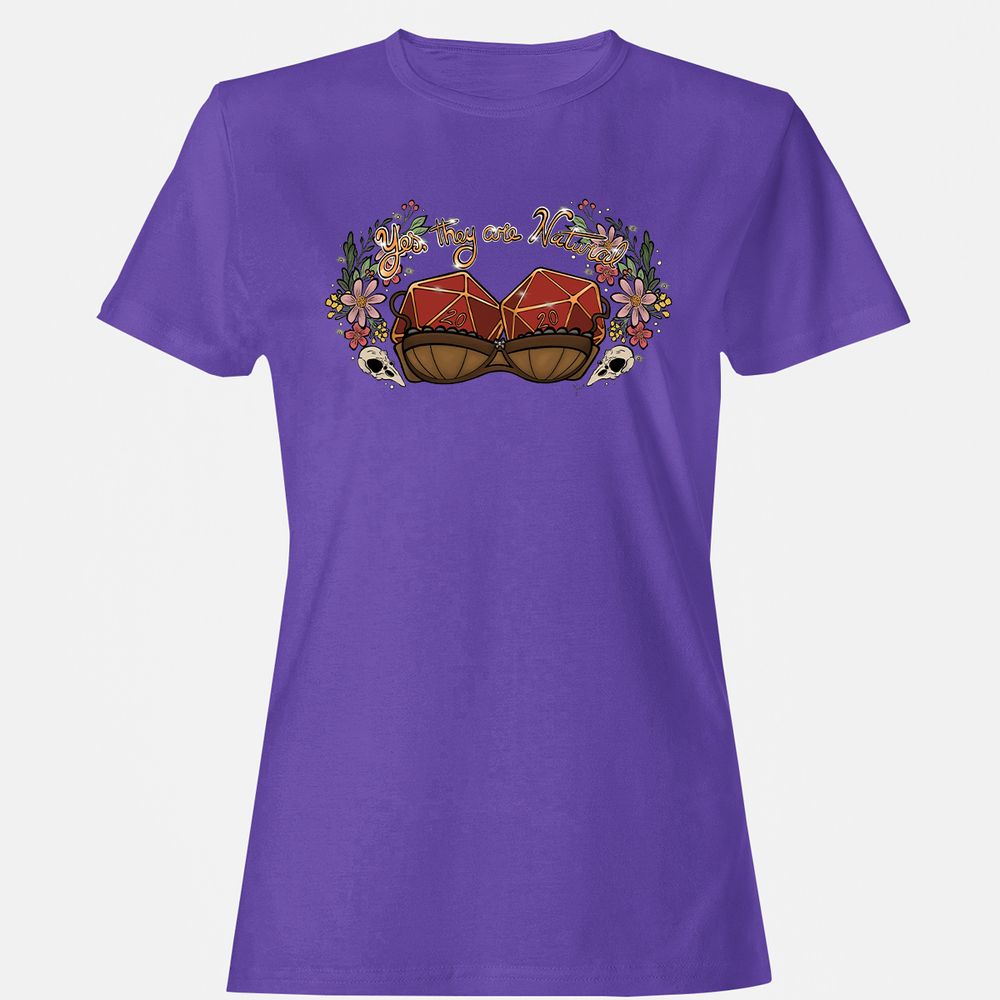Yes They're Natural Women's T-Shirt - Purple - 12