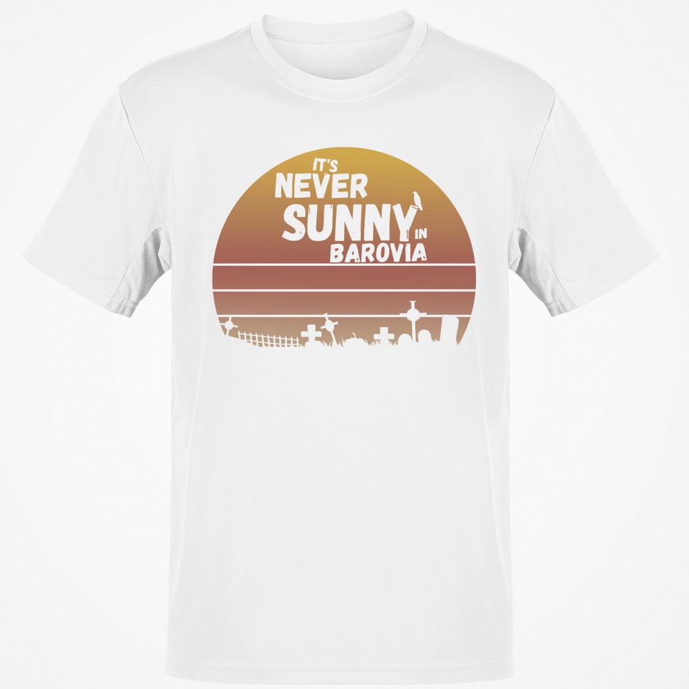 Vintage It's Never Sunny In Barovia Classic Unisex T-Shirt - White - 12