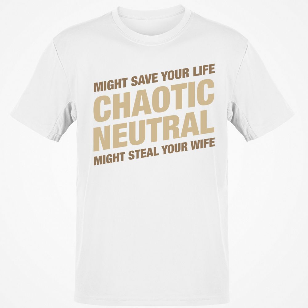Might Save Your Life Might Steal Your Wife T-Shirt - White - 12