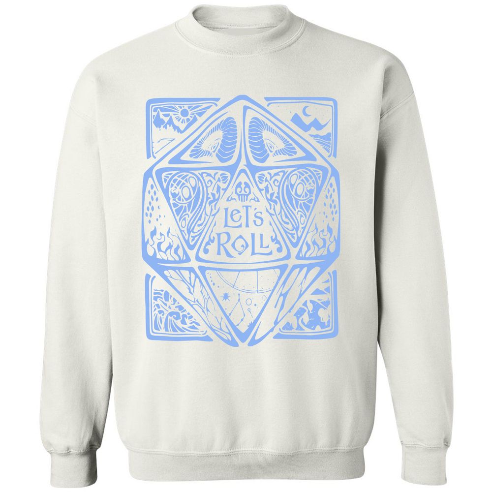 Let's Roll Classic Unisex Sweatshirt - White - 12