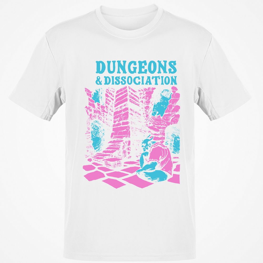 Dungeons And Dissociation Classic Unisex T-Shirt - White - 12