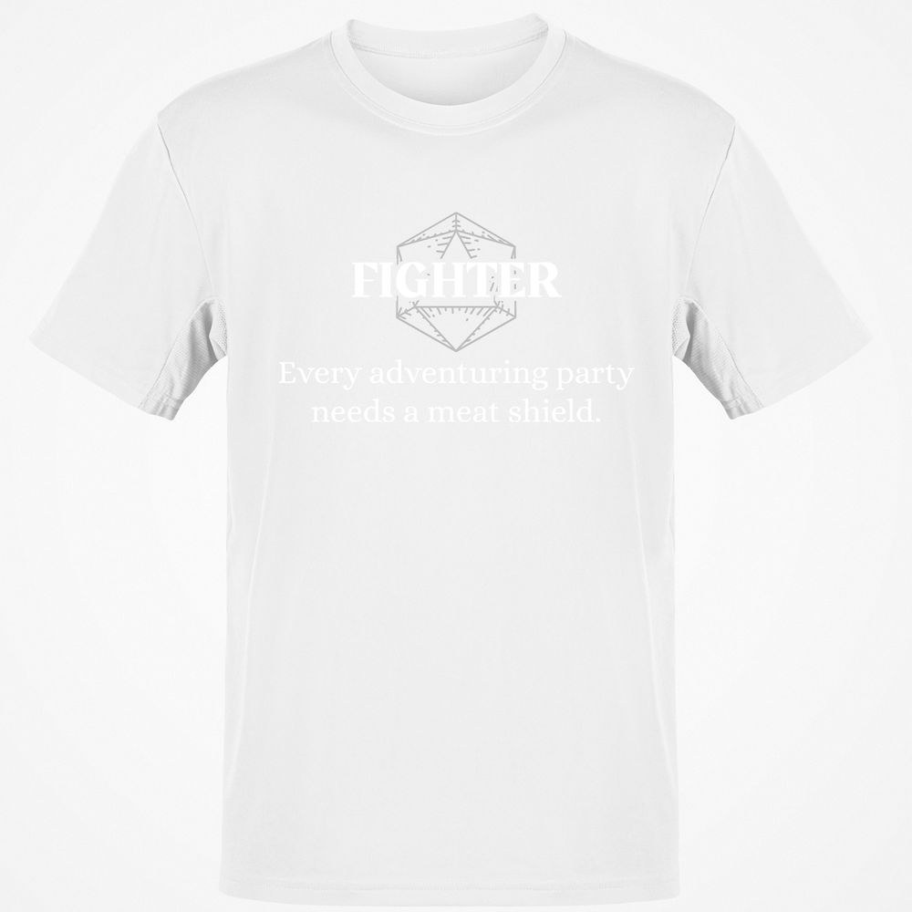 Fighter – Every Party Needs A Meat Shield Classic Unisex T-Shirt - White - 12