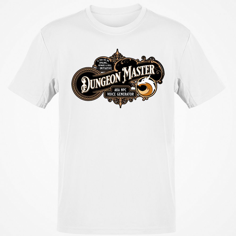 Dungeon Master Classic Unisex T-Shirt - White - 12