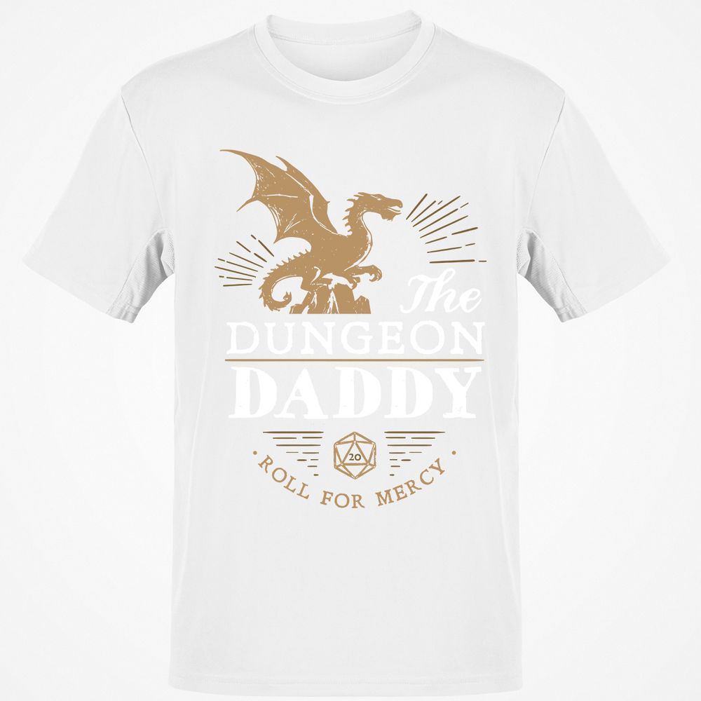 Dungeon Daddy Roll For Mercy Classic Unisex T-Shirt - White - 12