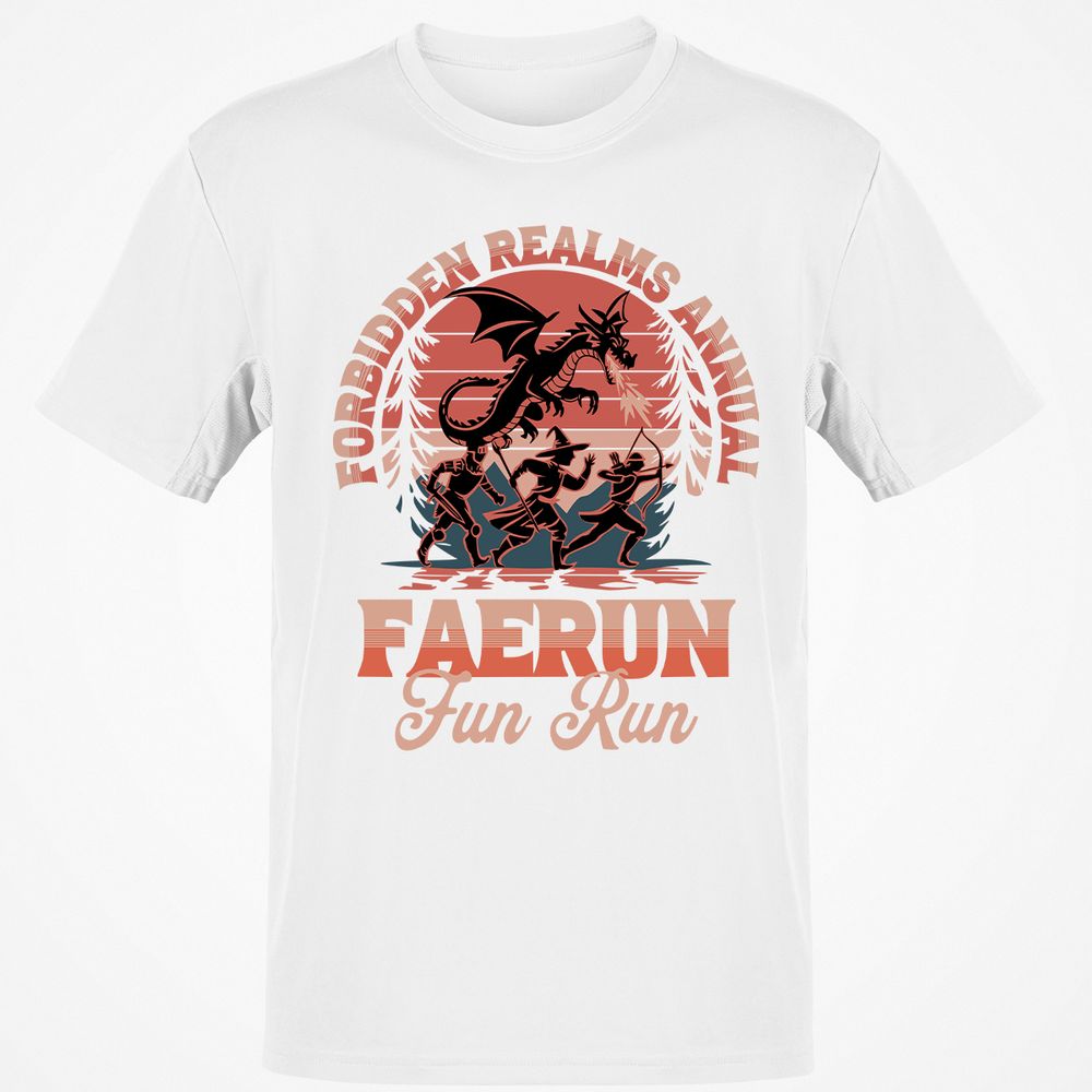 Faerun Fun Run Classic Unisex T-Shirt - White - 12