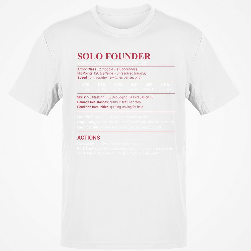 Solo Founder Classic Unisex T-Shirt - White - 12