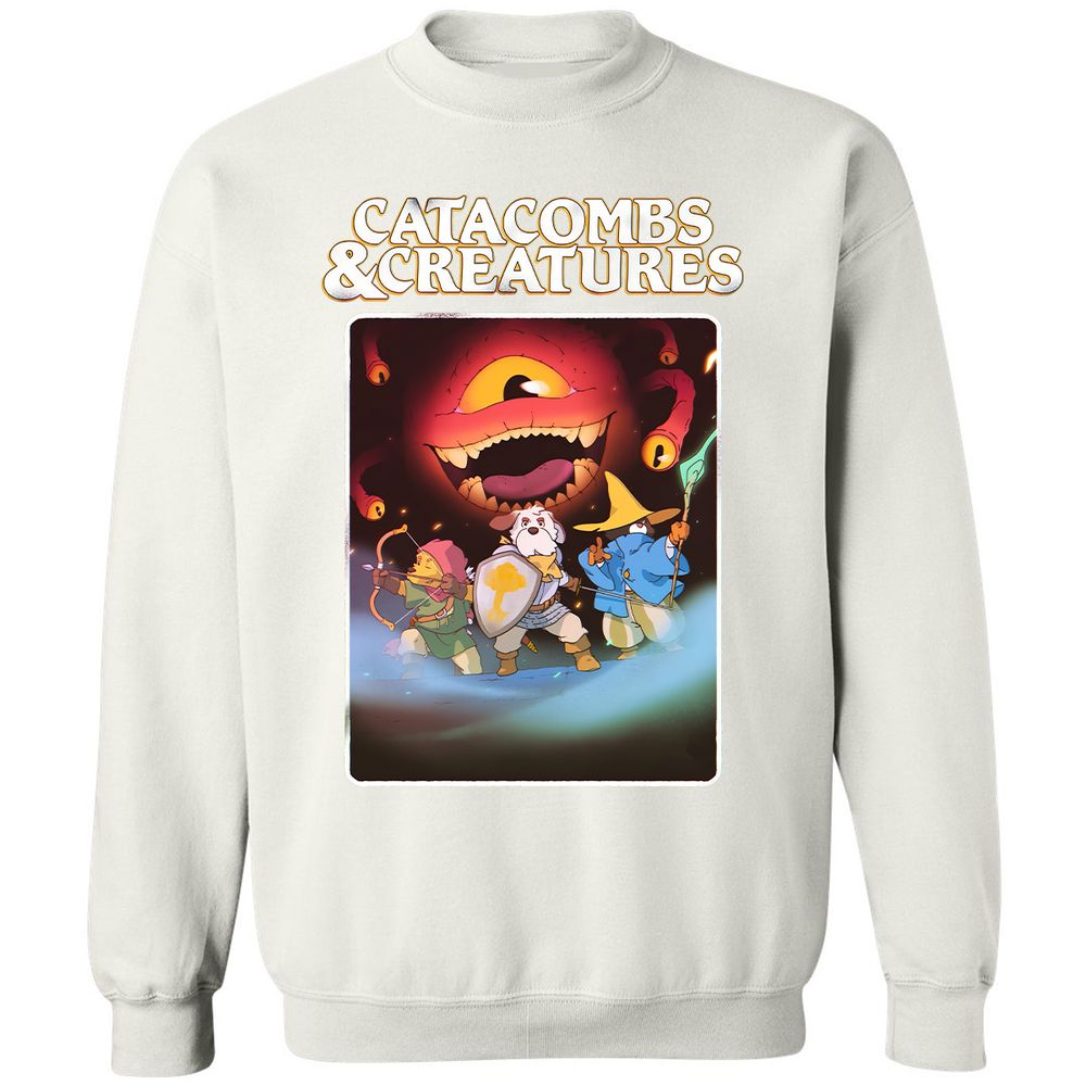 Catacombs & Creatures Classic Unisex Sweatshirt - White - 12