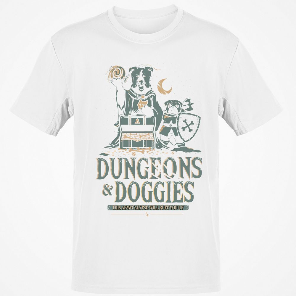 Dungeons & Doggies Classic Unisex T-Shirt - White - 12