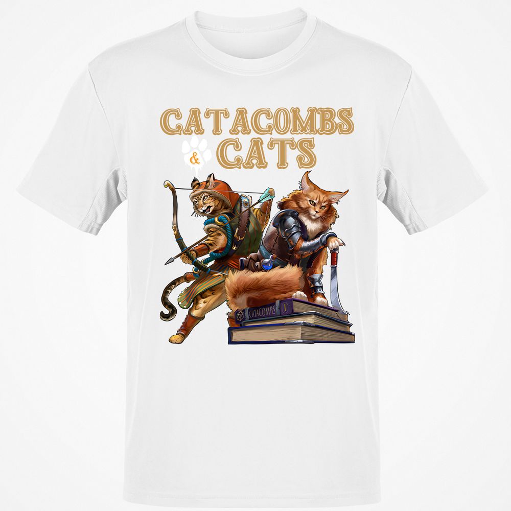Catacombs & Cats Classic Unisex T-Shirt - White - 12