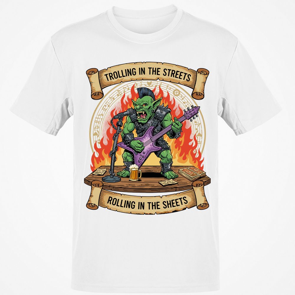 Trolling in the Streets Classic Unisex T-Shirt - White - 12