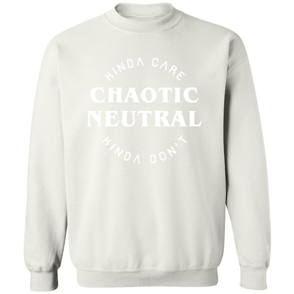 Chaotic Neutral Classic Unisex Sweatshirt - White - 12
