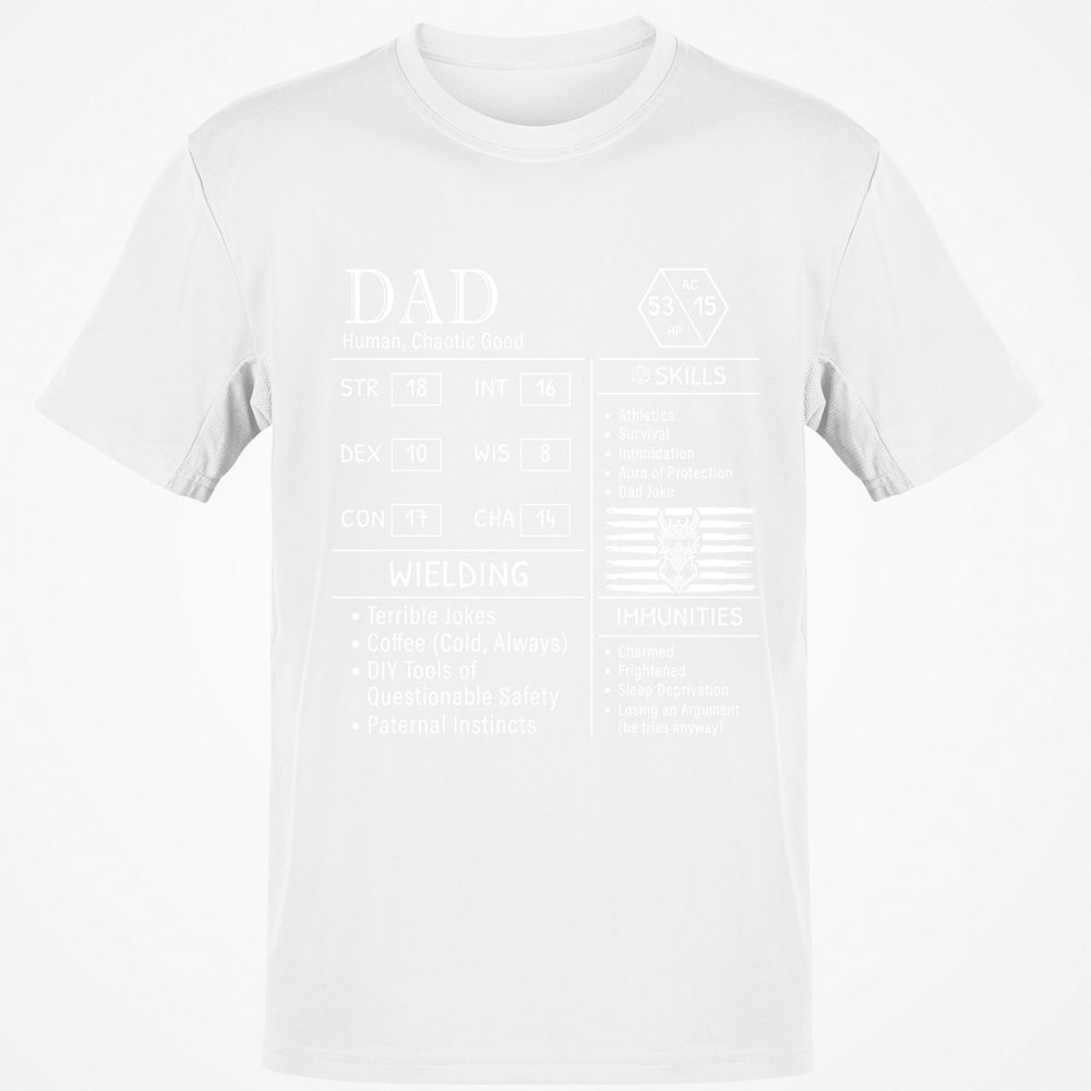 Dad Stats New - White - 12