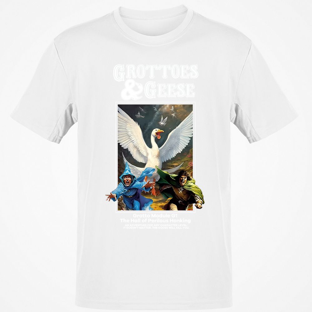Grottoes & Geese Classic Unisex T-Shirt - White - 12