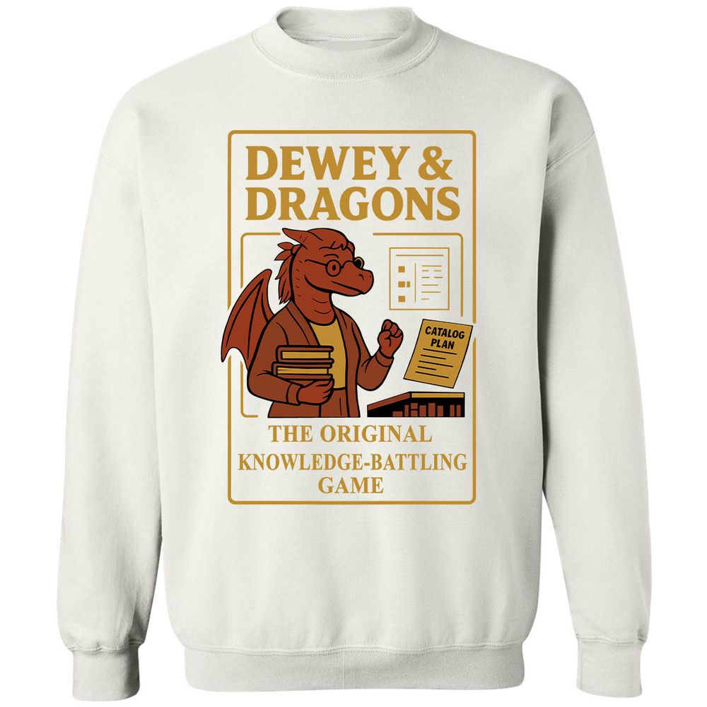 Dewey & Dragons Classic Unisex Sweatshirt - White - 12