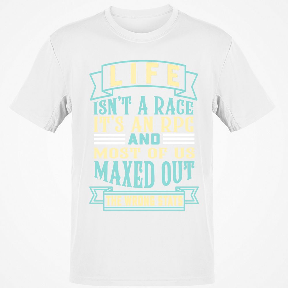 Life Is A RPG T-Shirt - White - 12