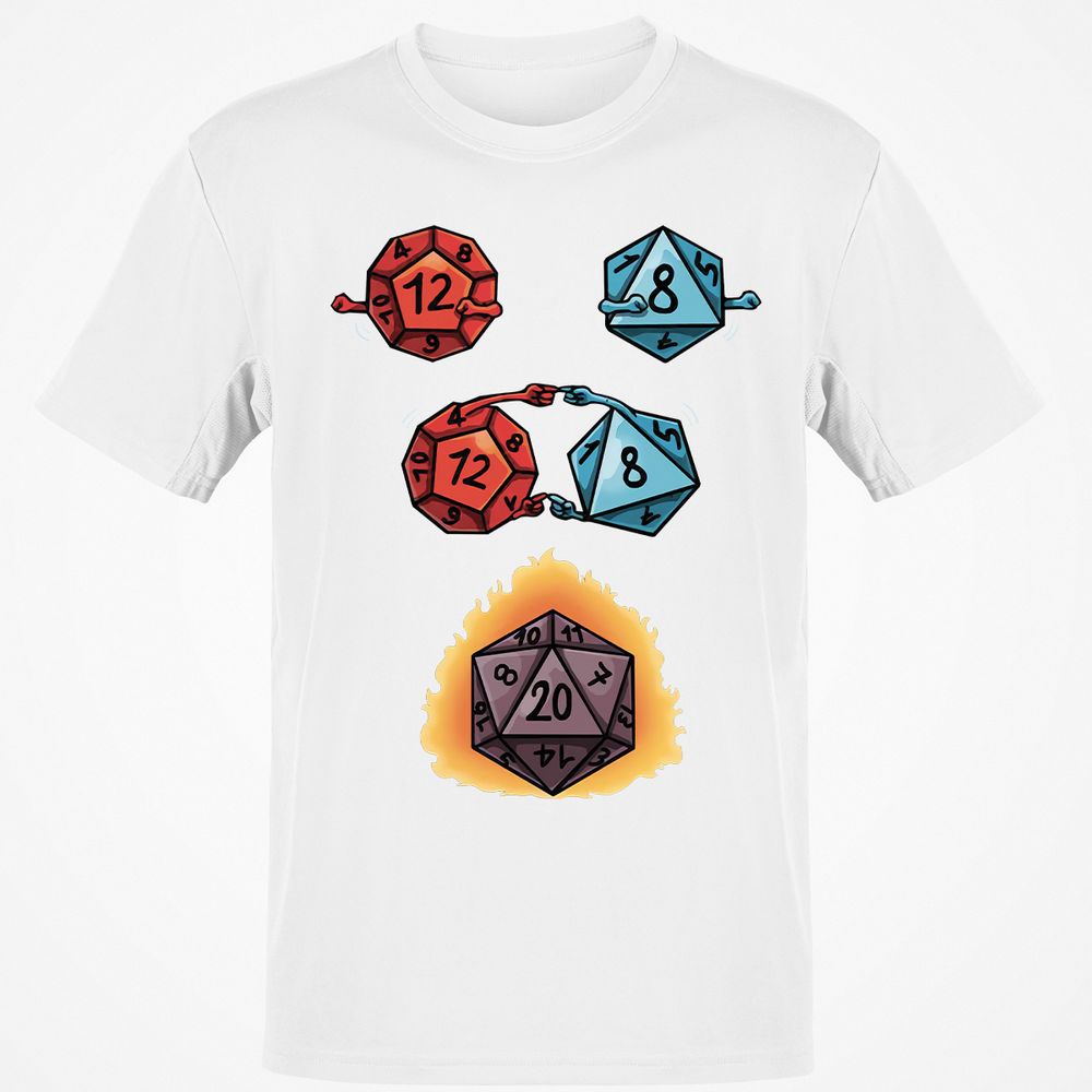 Dice Fusion RPG Classic Unisex T-Shirt - White - 12