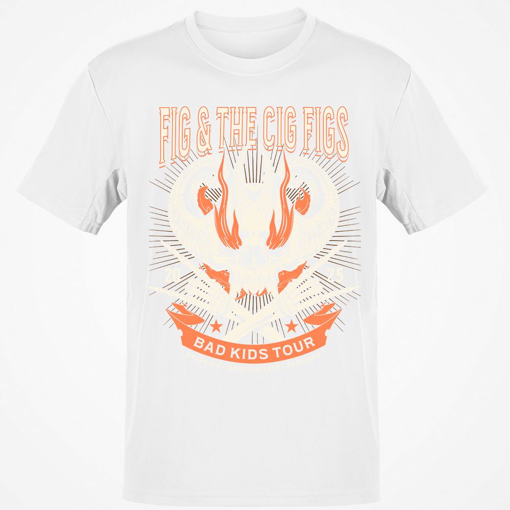 Fig and the Cig Figs, Dimension 20 Classic Unisex T-Shirt - White - 12