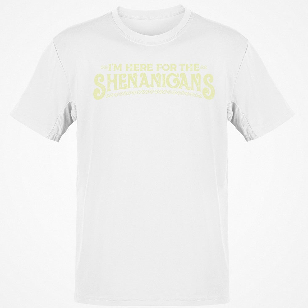 Here For The Shenanigans Classic Unisex T-Shirt - White - 12