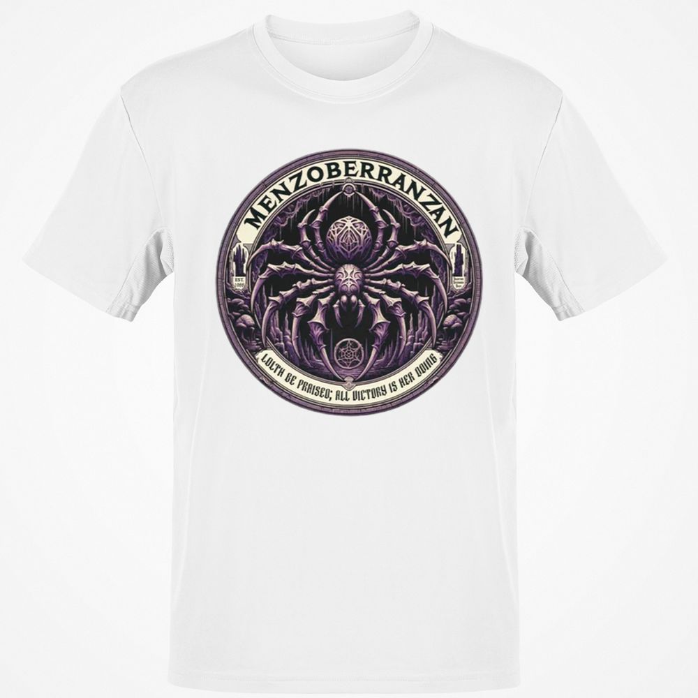Menzoberranzan Lolth Be Praised Classic Unisex T-Shirt - White - 12