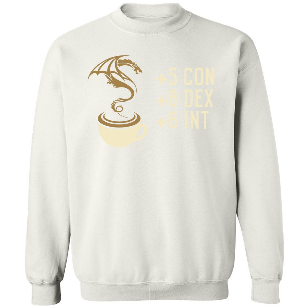 Coffee Dragon Classic Unisex Sweatshirt - White - 12