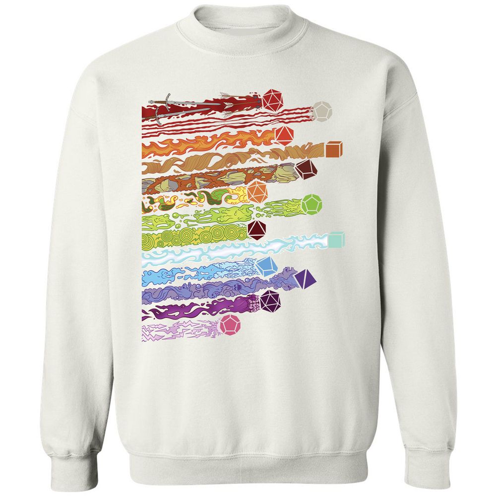 Damage Dices Classic Unisex Sweatshirt - White - 12