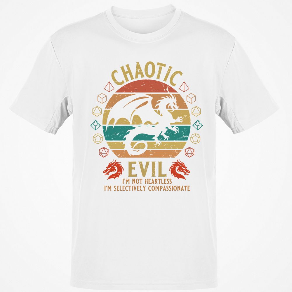 Chaotic Evil Classic Unisex T-Shirt - White - 12