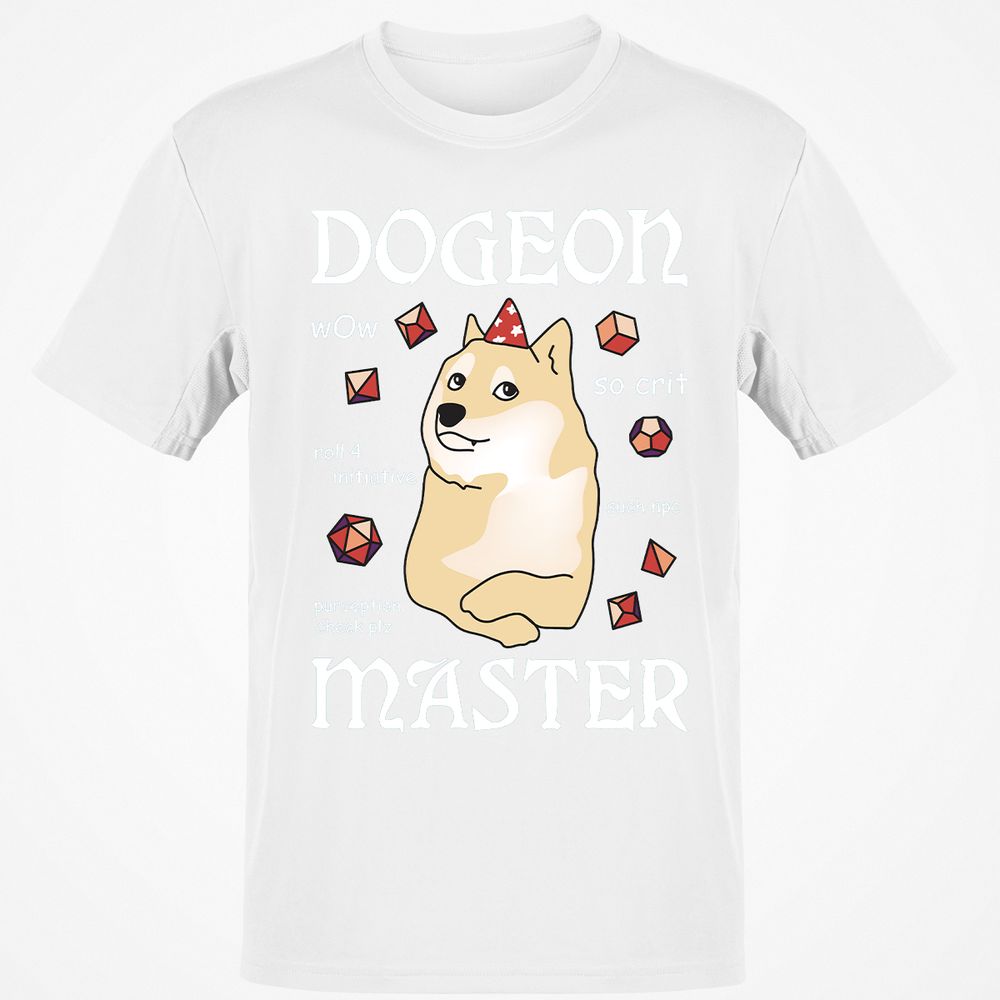 Dogeon Master T-Shirt - White - 12