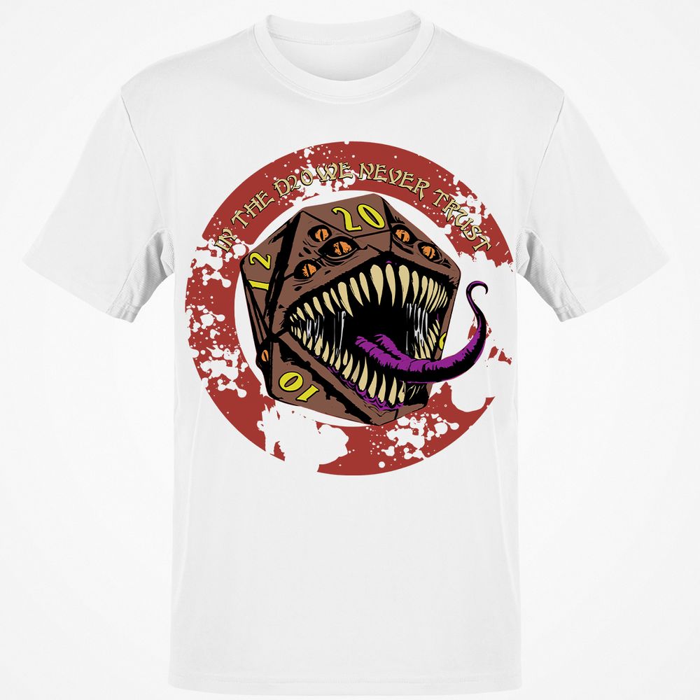 In The D20 We Never Trust Classic Unisex T-Shirt - White - 12