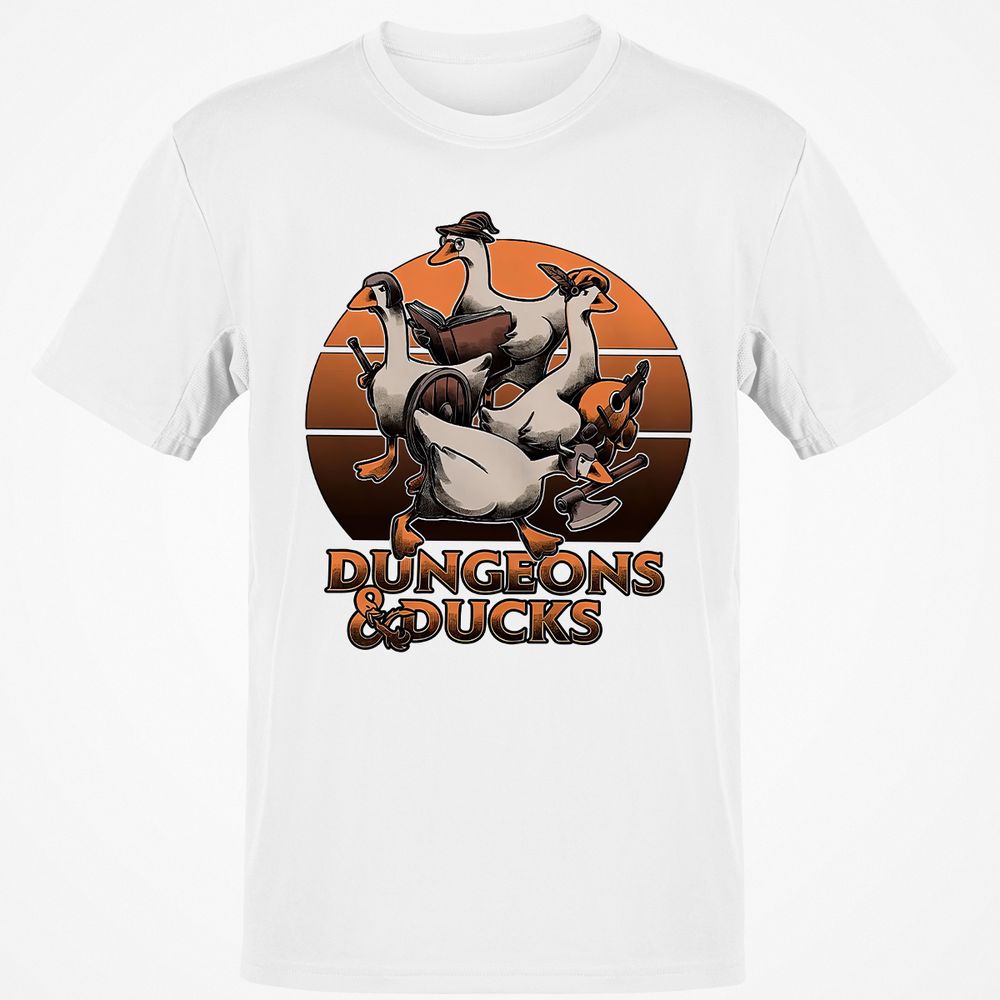 Dungeons And Ducks Classic Unisex T-Shirt - White - 12