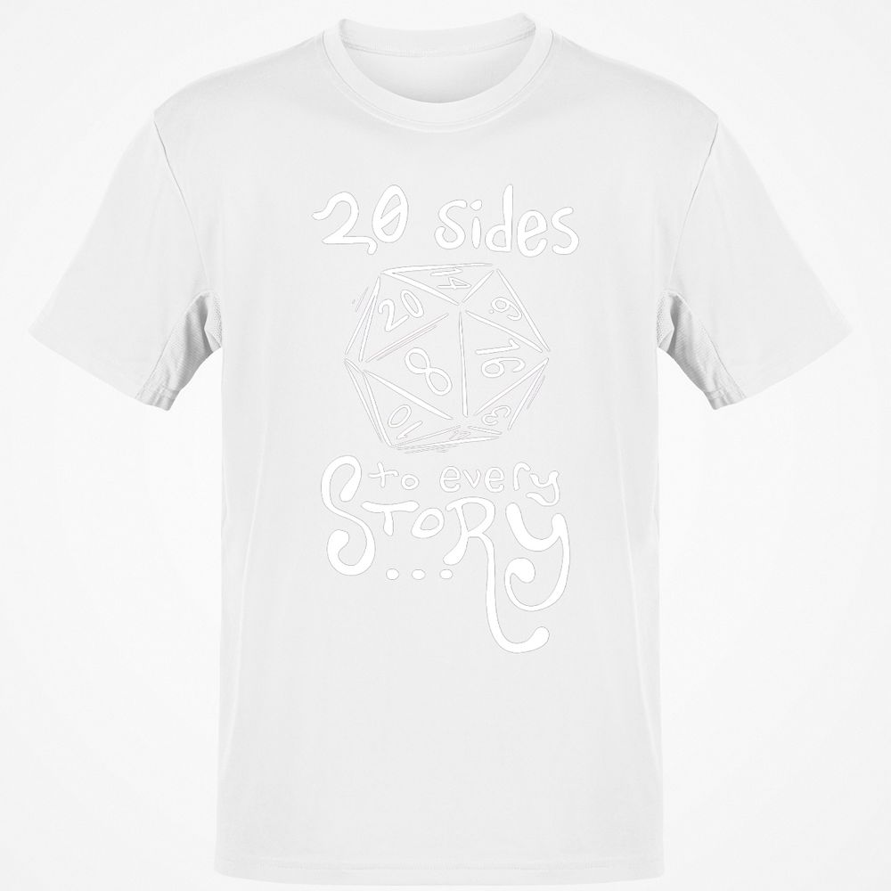 20 Sides To Every Story T-Shirt - White - 12