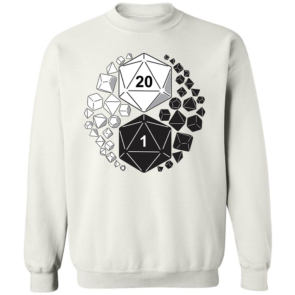 Gaming Yin Yang Classic Unisex Sweatshirt - White - 12