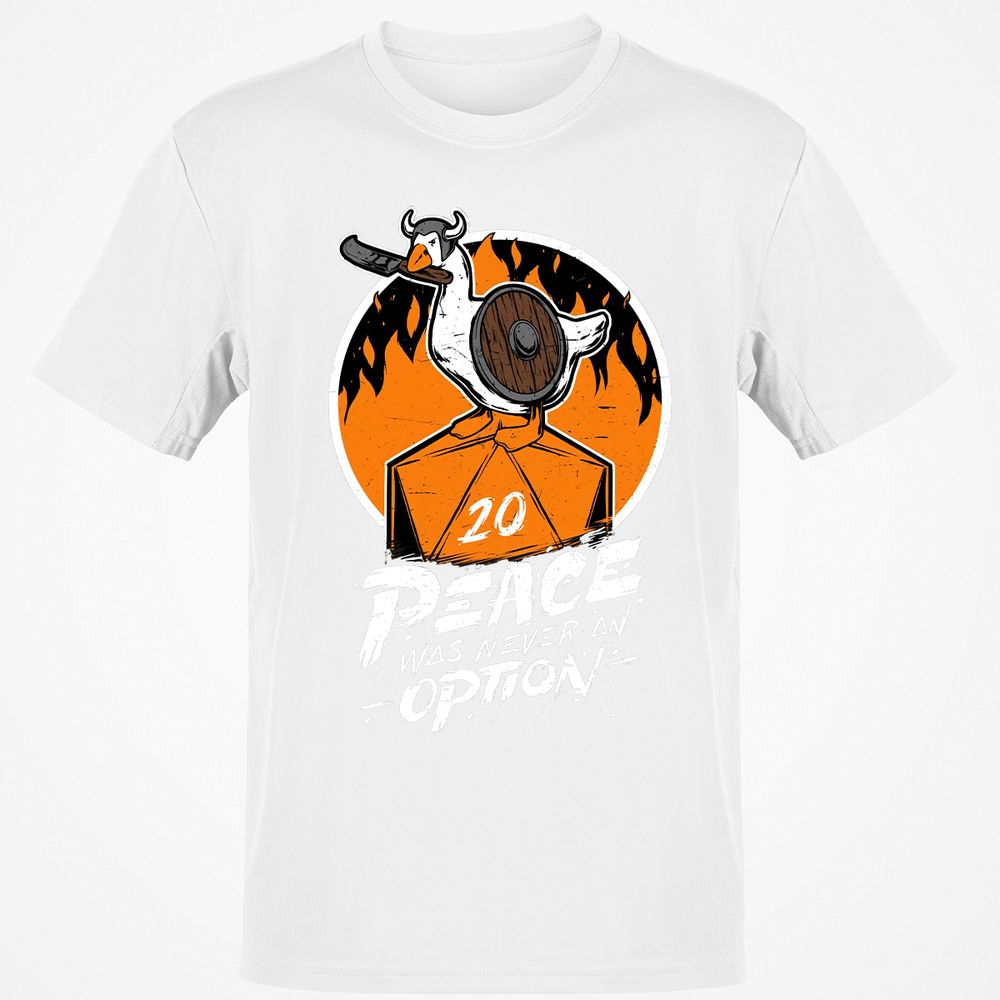 Peace Was Never An Option Classic Unisex T-Shirt - White - 12