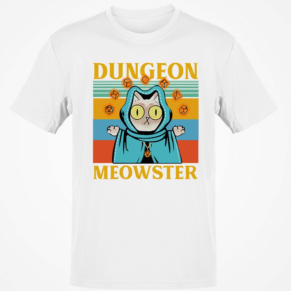 Dungeon Meowster Classic Unisex T-Shirt - White - 12