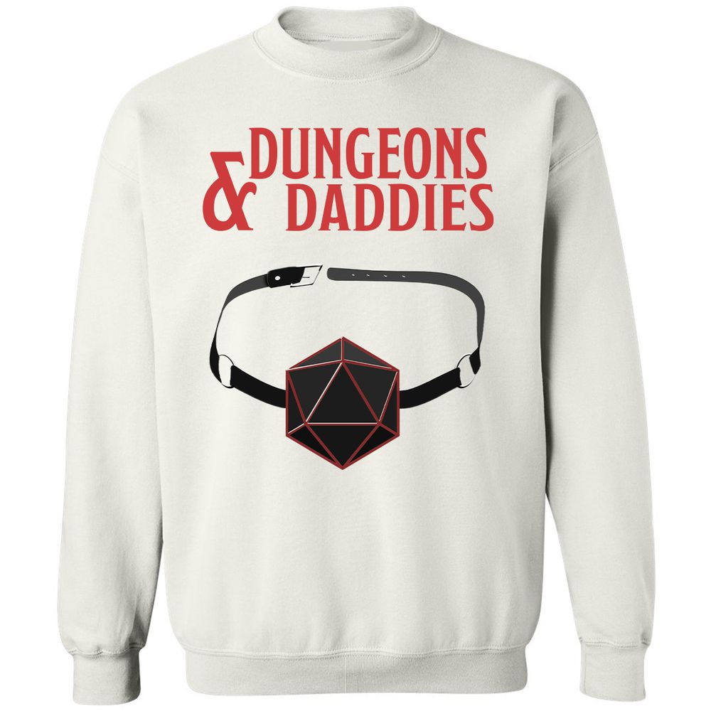 Dungeons And Daddies Classic Unisex Sweatshirt - White - 12