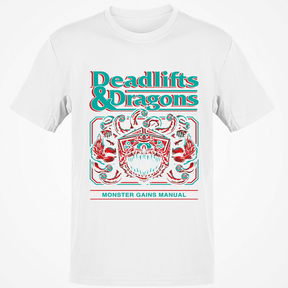 Deadlifts & Dragons Beholder - White - 12