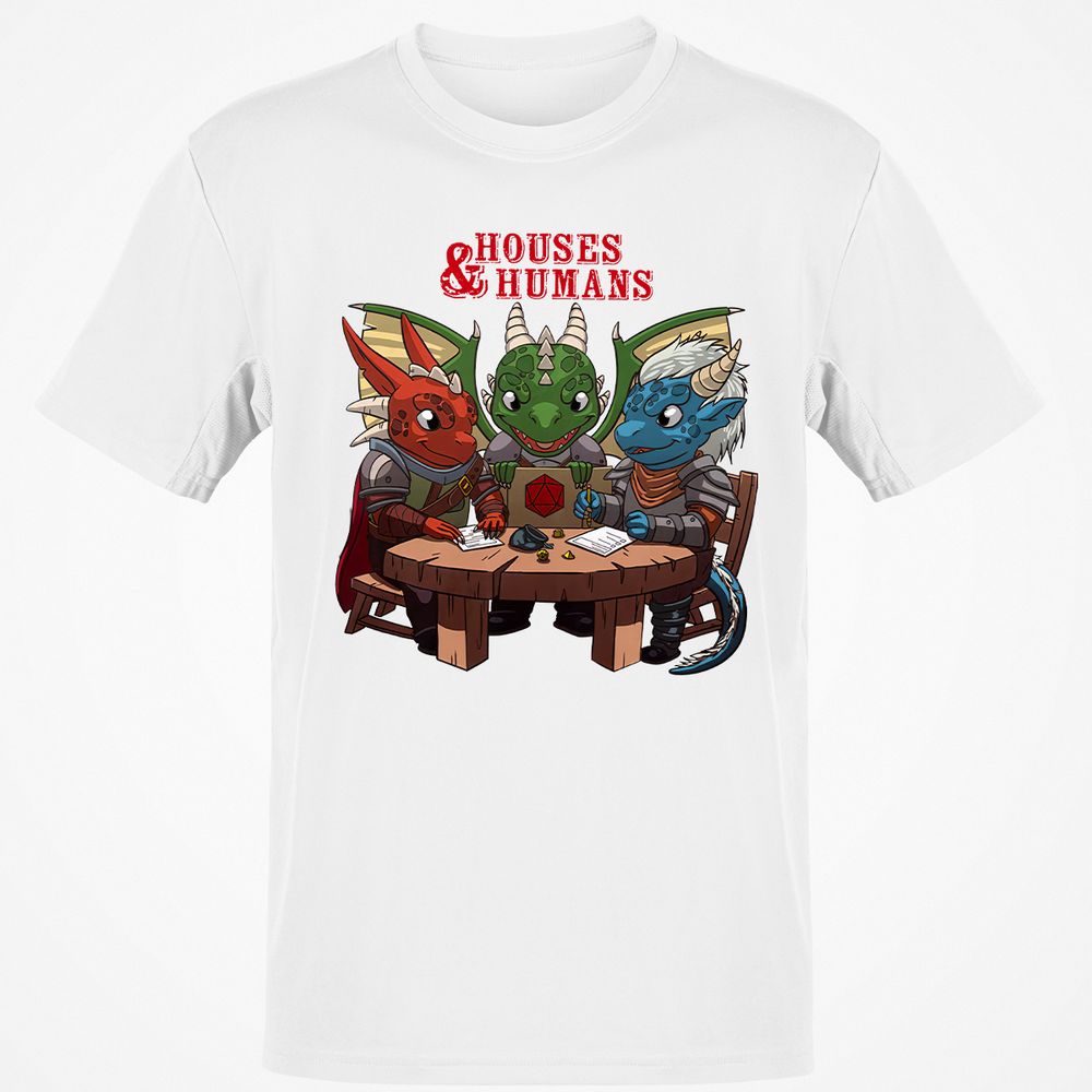 Houses & Humans Classic Unisex T-Shirt - White - 12