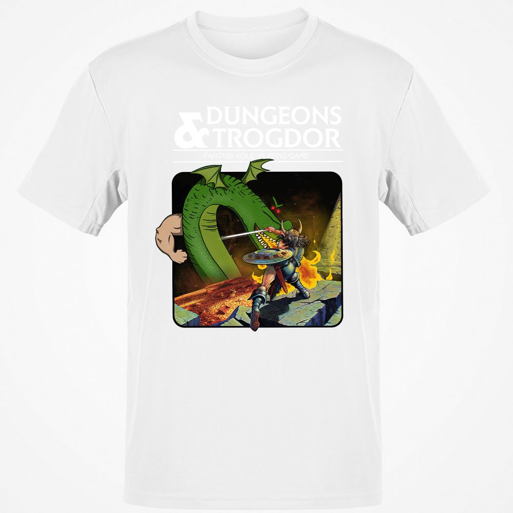 Trogdor Classic Unisex T-Shirt - White - 12